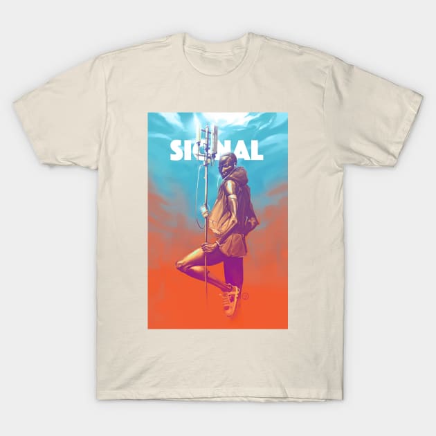 Signal T-Shirt by Luaygarwan